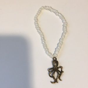 Octopus charm braclet